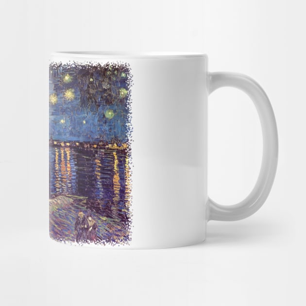 Starry Night Over the Rhone by Vincent van Gogh by MasterpieceCafe